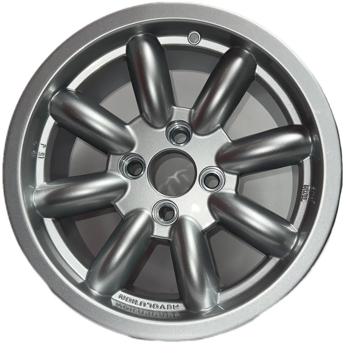 7X15 Revolution 8 Spoke Silver 1