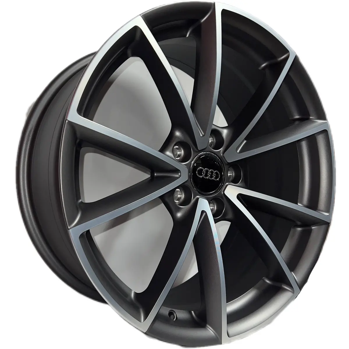 8X18 Audi S Line Satin Gunmetal 2