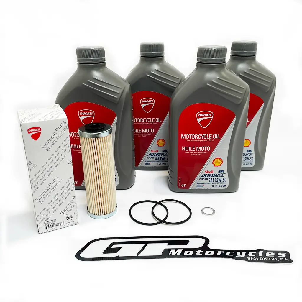 Oil Change Kit For Ducati Diavel V4, Multistrada V4, Panigale V4, & Streetfighter V4 Models 1