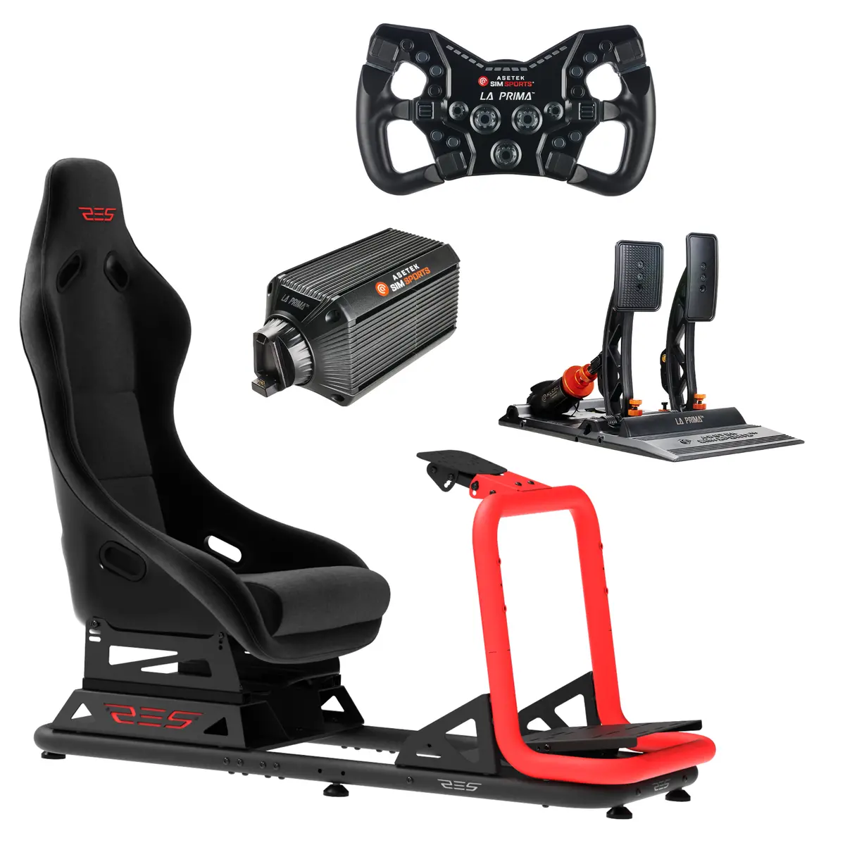 Pack Cockpit Simply Gt Res-Tech + Asetek La Prima 2