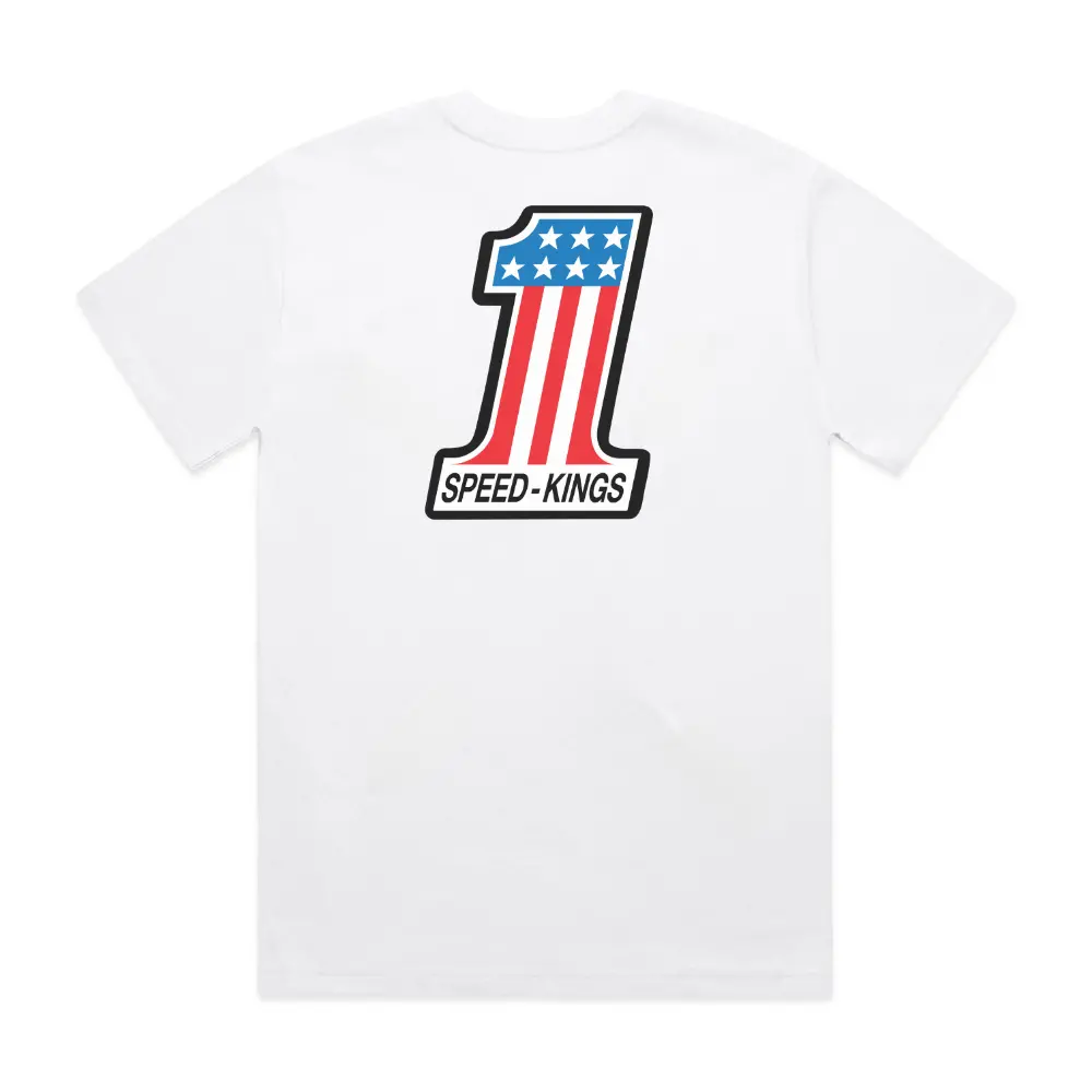 Number One White Tee 1