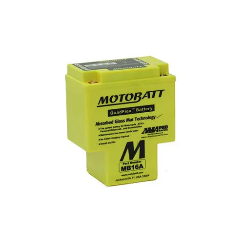Motobatt Quadflex Mb16a 12V 200Cca Motorbike Battery | Yb16a-A 1