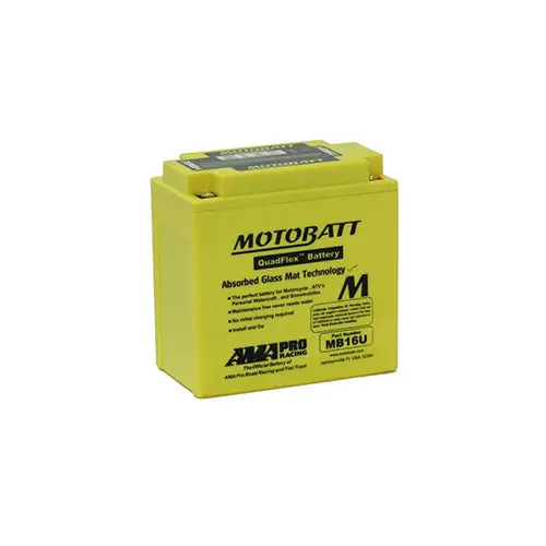 Motobatt Quadflex Mb16u 12V 250Cca Agm Motorbike Battery 1