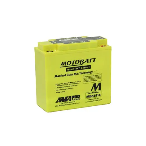 Motobatt Quadflex Mb51814 12V 220Cca Motorbike Battery | 51814 1