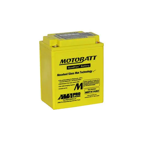 Motobatt Quadflex Mbtx14au 12V 210Cca Agm Motorbike Battery 1
