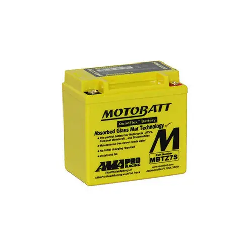 Motobatt Quadflex Mbtz7s 12V 100Cca Agm Motorbike Battery 1