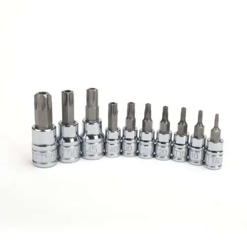 Mechpro Blue 10 Piece Tamperproof Torx Socket Set – Mpbsk149k 1