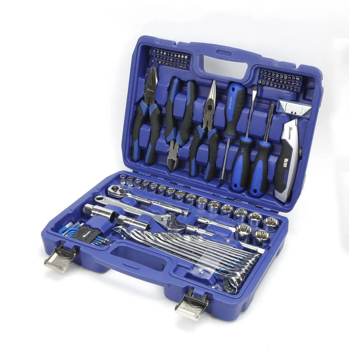 Mechpro Blue 120 Piece Automotive Tool Kit – Mp222kcrv 1