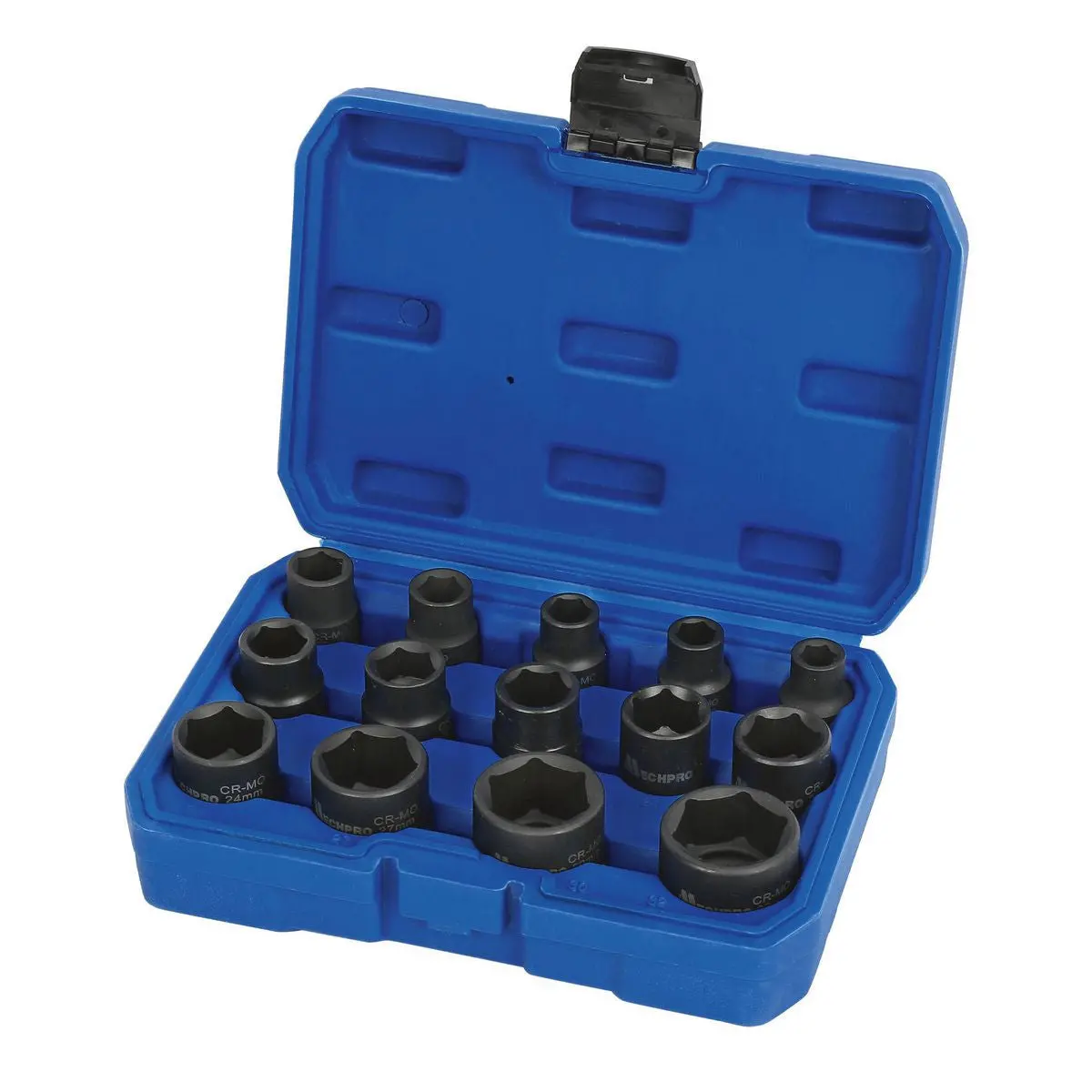 Mechpro Blue 14 Piece Impact Socket – 1/2In Drive – Mpbsk134k 1