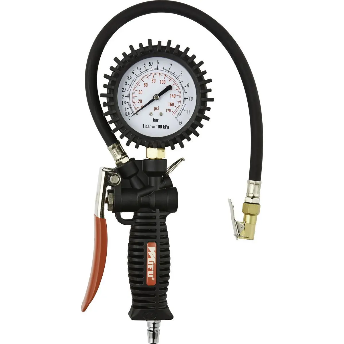 Mechpro Blue Dial Gauge Tyre Inflator Mpbdcg | 0-12 Bar Range 1