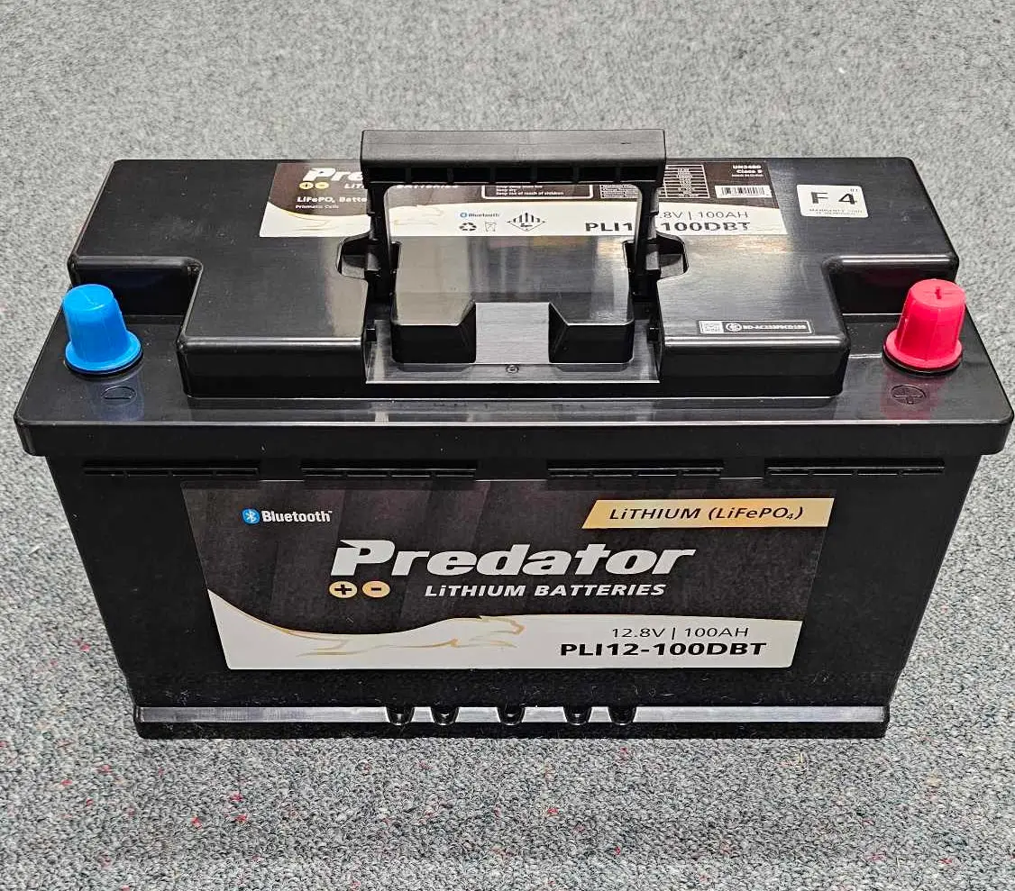 Predator Pli12-100Dbt Lithium Deep Cycle Battery Din100l Euro Campervans 1