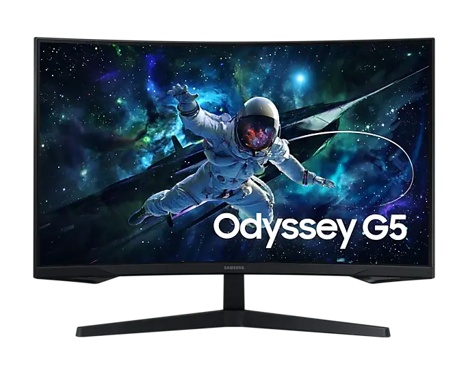 Monitor Gaming Samsung Odyssey 32" G5 G55c Qhd 165Hz Curvo 1