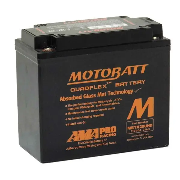 Motobatt Mbtx20uhd 12V 310Cca Agm Battery | Superstart 1
