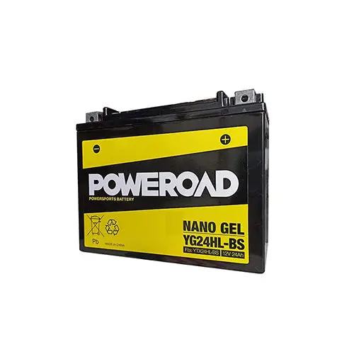 Poweroad Nano Gel Motorbike Battery 12V 24Ah Yg24hl-Bs 1