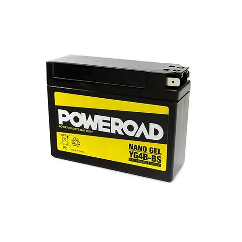 Poweroad Nano Gel Motorbike Battery 12V 2.5Ah Yg4b-Bs (Yt4b-Bs) 1