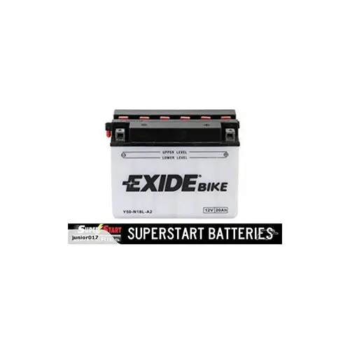 Exide Agm Motorbike Battery 12V 20Ah 350Cca Y50-N18l-A2 Ytx18-Bs 1