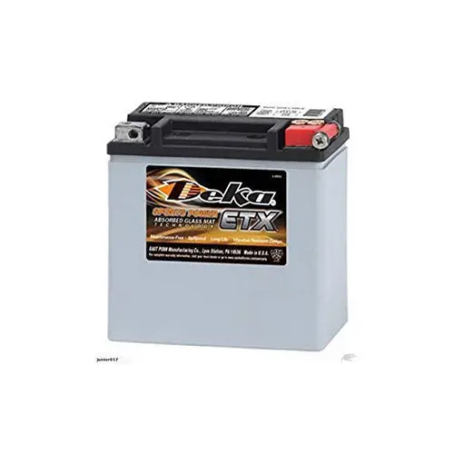 Deka Etx14l Agm Motorbike Battery - 12V 12Ah 410Cca 1