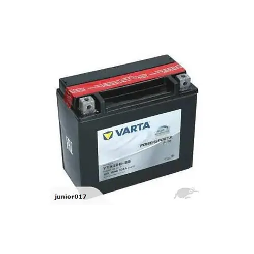 Varta Agm Motorcycle Battery 12V 18Ah 320Cca (Ytx20h) - Superstart 1