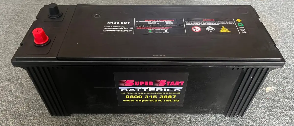 Heavy Duty N120 N120mf Battery For Japanese Trucks 900Cca 1