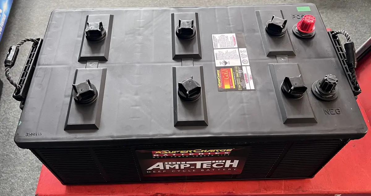 Amptech N200 Deep Cycle Battery 12V 220Ah 1000 Cca 1