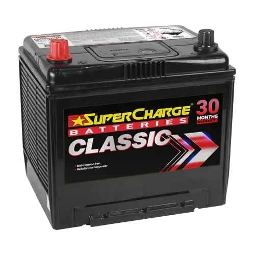 Supercharge 55D23r Battery, 12V 560 Cca, 30-Month Warranty (Right Hand) 1