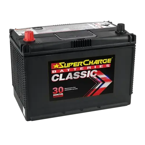Supercharge Classic N70zz Battery, 12V 680 Cca, 30-Month Warranty (Right Hand) 1