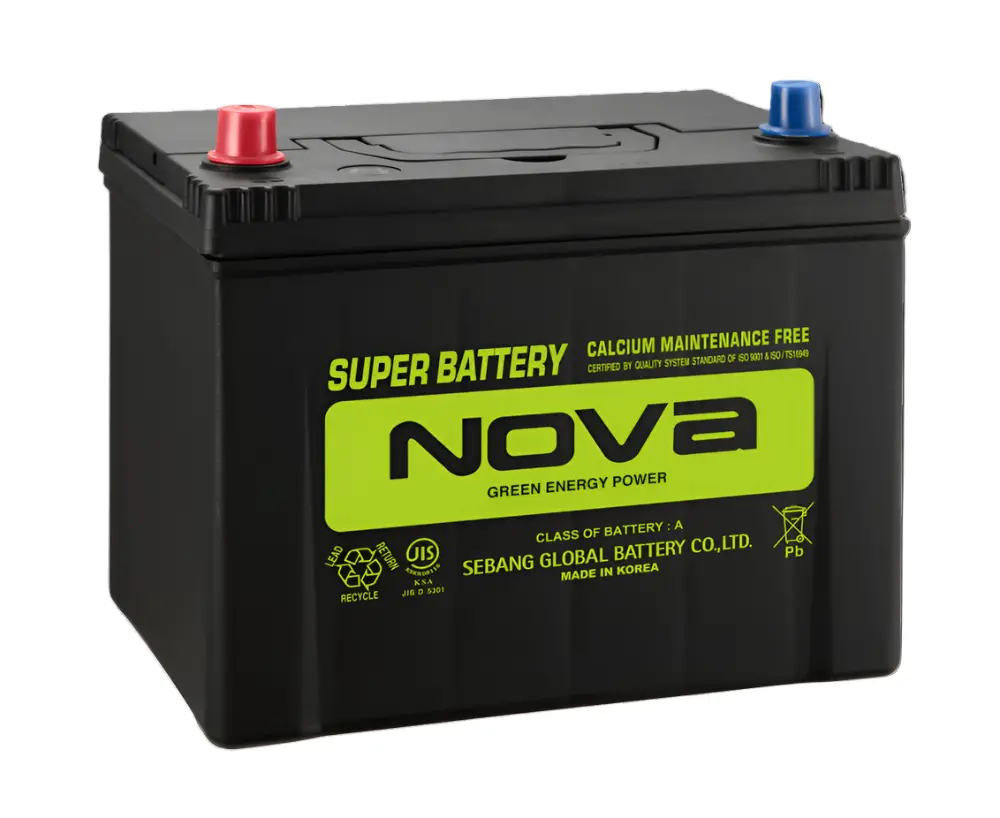 Nova 70Ah Car Battery - Left & Right Terminal (+) 2