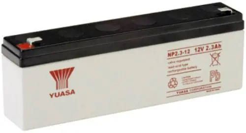 Yuasa Np2.3-12Fr Np Stationary Power 12V 2.3Ah Agm Deep-Cycle Battery Sealed 1