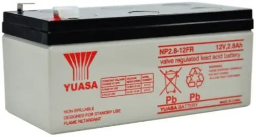 Yuasa Np2.8-12Fr Np Stationary Power 12V 2.8Ah Agm Deep-Cycle Battery Sealed 1
