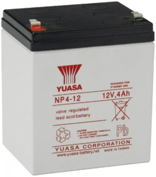 Yuasa Np4-12Fr Np Stationary Power 12V 4Ah Agm Deep-Cycle Battery Sealed 1