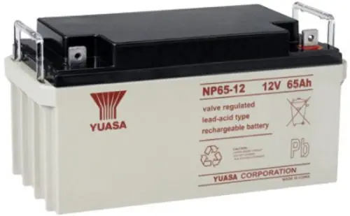 Yuasa Np65-12Bfr Np Stationary Power 12V 65Ah Agm Deep-Cycle Battery Sealed 1