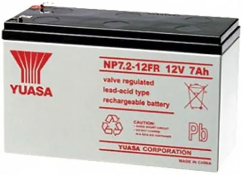 Yuasa Np7.2-12Fr Np Stationary Power 12V 7Ah Agm Deep-Cycle Battery Sealed 1