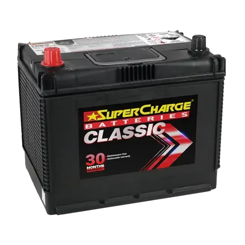 Supercharge Classic Ns70 Battery 615 Cca - 30-Month Warranty 1
