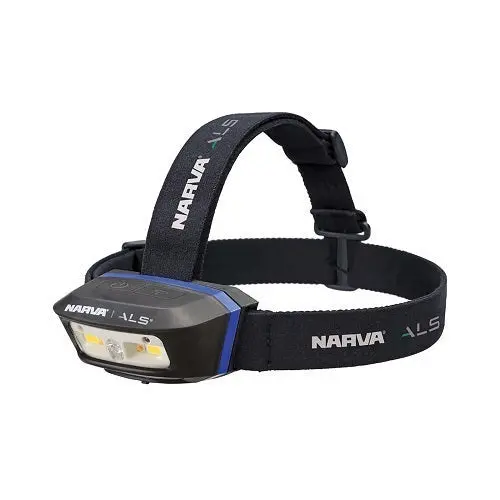Narva 71427 Als Rechargeable Led Head Lamp | 180 Lumens With White, Green & Red Functions 2