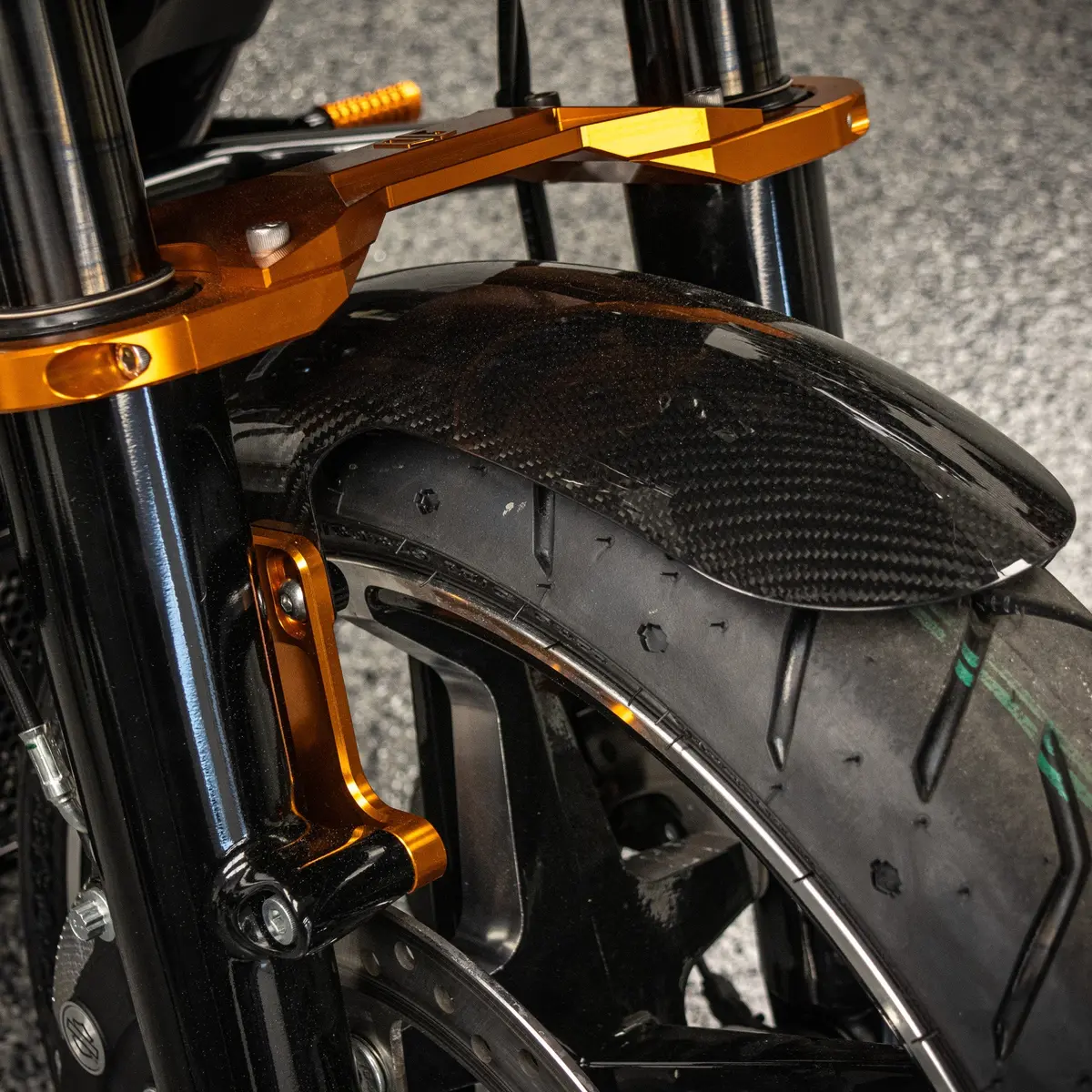 Og Bagger Shorty Carbon Fiber Fender Kit - 2024 To Present Models 2
