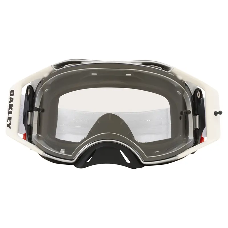 Oakley Airbrake Mx Goggle Tuff Blocks White Clear Lens 2