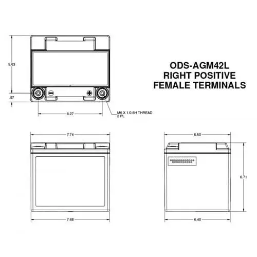 Odyssey Pc1200 Agm Racing Car Battery - 540 Cca, 12V 2