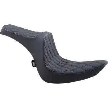 Drag - Predator Iii Seat - Double Diamond Stitch, Black - '06-17 Softail 1