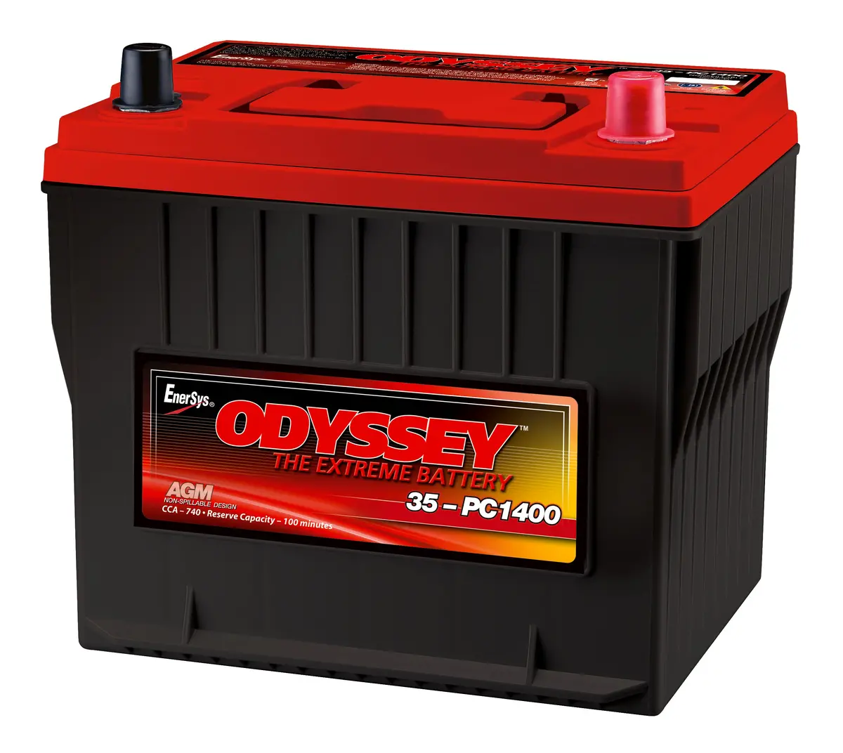 Odyssey Pc1400 Agm Racing Car Battery - 12V  Pc1400-35 Odp-Agm35 1