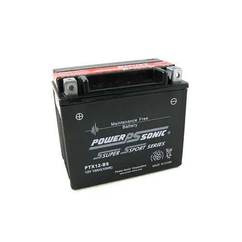 Power Sonic Agm Motorcycle Battery 12V 10Ah 180Cca (Ptx12-Bs) 1