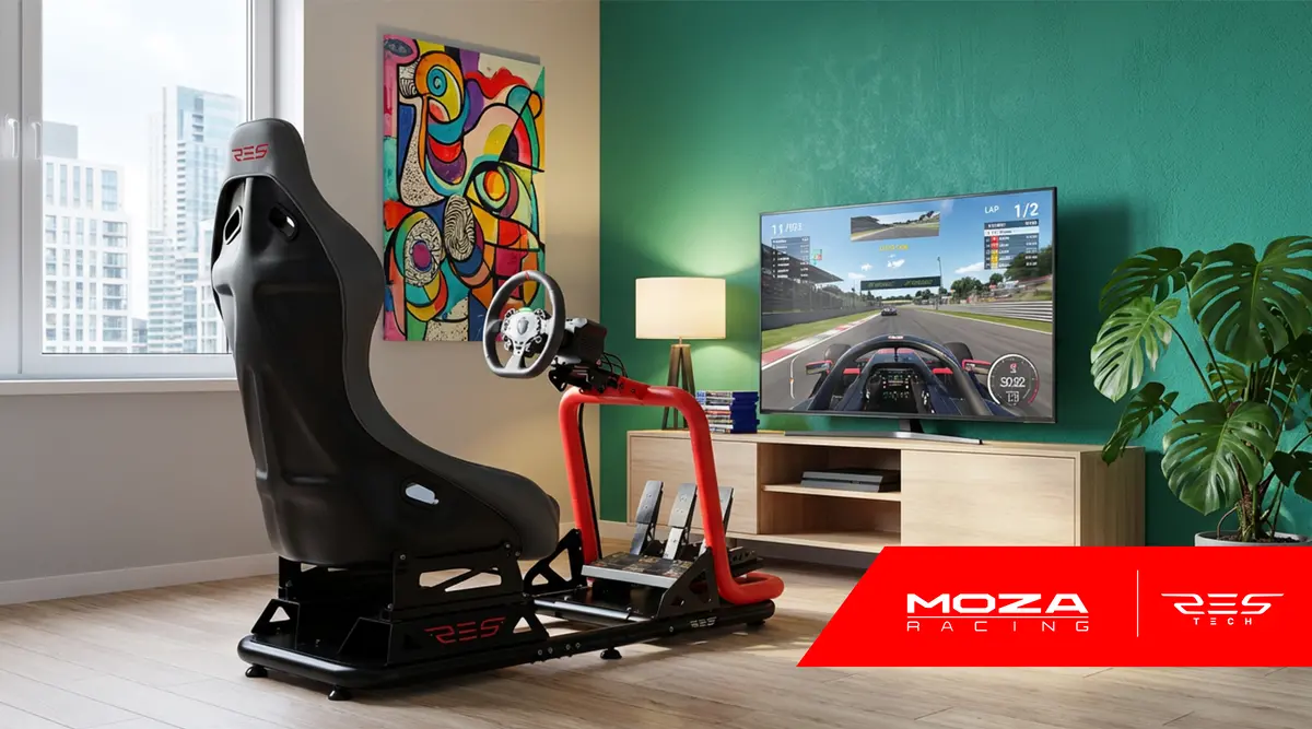 Pack Cockpit Simply Gt Res-Tech + Moza R3 | R5 1