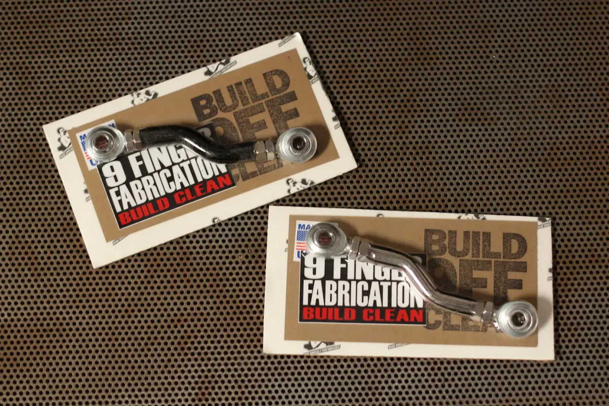 9Finger Fabrication Adjustable Brake Linkage – Precision Tuning for Harley Brakes