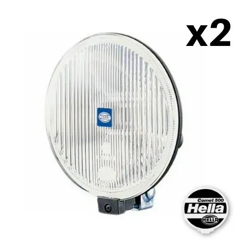 Pack De Faróis De Nevoeiro Hella Comet 500 + Capas (Ø 163Mm) 1
