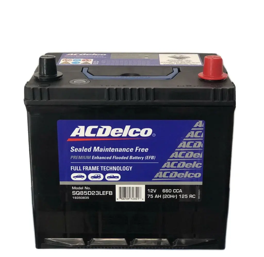 Ac Delco Q85lefb Start Stop Battery 660 Cca 55D23l Q-85 Q85l 115D23l Sq85lefb, Sq85d23lefb 1