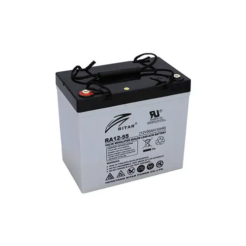 Ritar Ra12-55 12V 55Ah Agm Sla Deep Cycle Battery Ev12-55 1