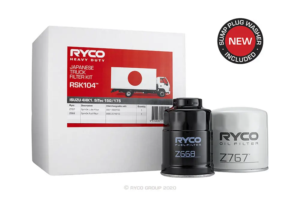Rsk104 Ryco Service Kit Isuzu 4Hk1. Various N Series 1