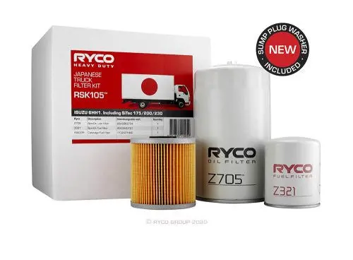 Rsk105 Ryco Service Kit Isuzu 6Hh1. (Frr33, Fsr33, Fss33, Fvr33) 1