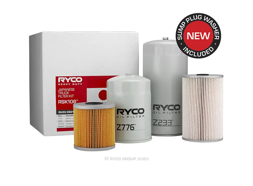 Rsk108 Ryco Service Kit Isuzu 6Sd1tc (Fvd23, Fvm23, Fvr23, Fvy23, Fvz23) 1