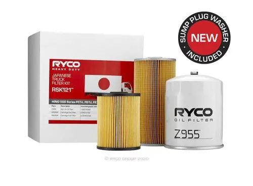Rsk121 Ryco Service Kit Hino 500 Series Fc7j, Fd7j, Fe7j (Euro 5) 1