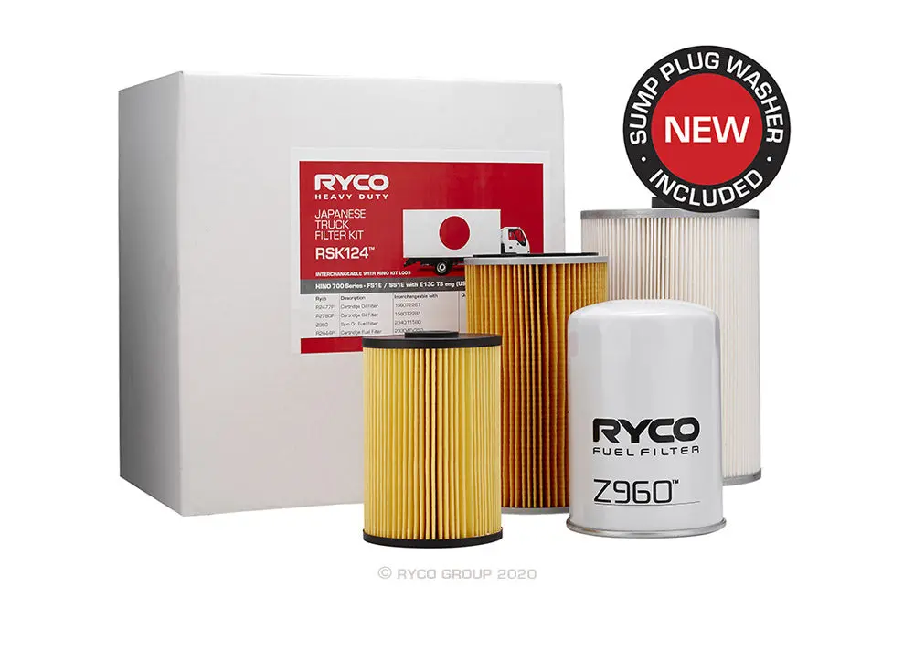 Rsk132 Ryco Service Kit Fuso Canter Fe83d, Fe84d, Fe85d (4M50-3 Engine) 1